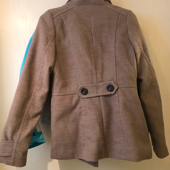 beige pea coat <3 - Picture 5 of 6
